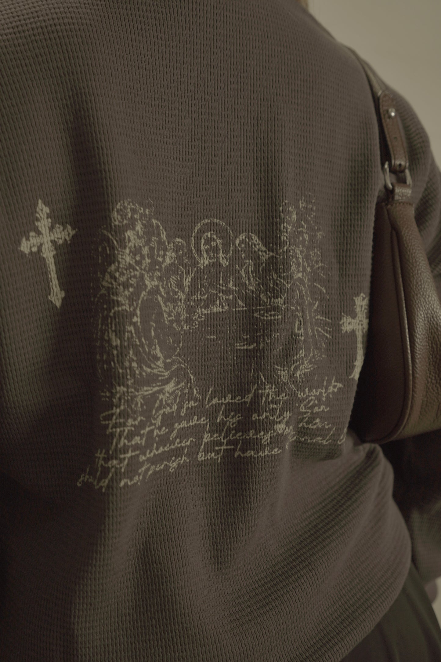 CHARCOAL GREY HEAVYWEIGHT long sleeve thermal