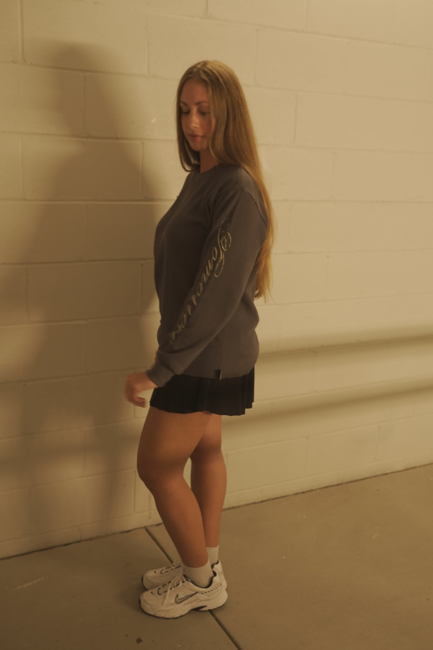 CHARCOAL GREY HEAVYWEIGHT long sleeve thermal